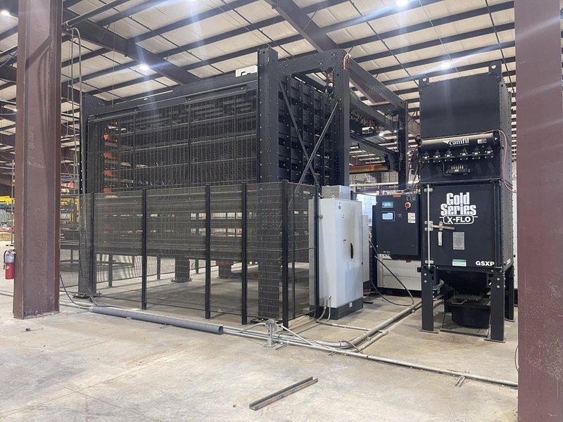 7000 Watt Mazak Optiplex 4220 NEO Fiber Laser, 2024 – Lucas 4220 Ez Compact 8-Shelf Stocker and Scheduler Automation System, Liberty High Performance Air System, Gold Series X-Flo Industrial Dust Collector