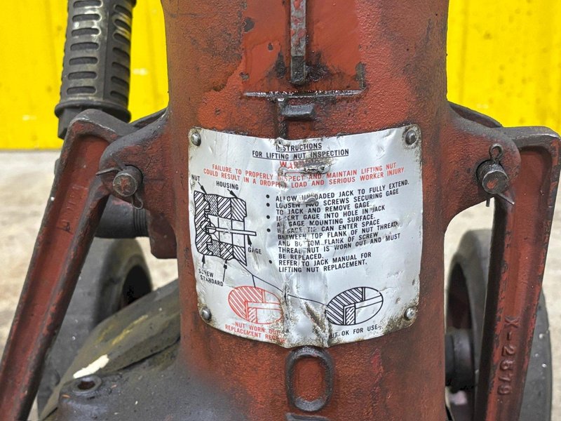 (1) 50 TON DUFF NORTON MODEL #528-AMJ AIR MOTOR JACKS, 17” LIFT: YOBRO #24197