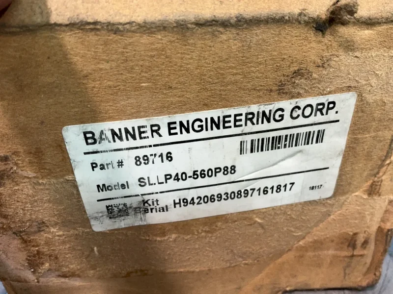 BANNER SAFETY LIGHT CURTAIN KIT  -  SLLP40-560-P88