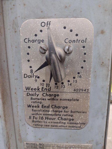 HOBART BATTERY CHARGER: STOCK #21086