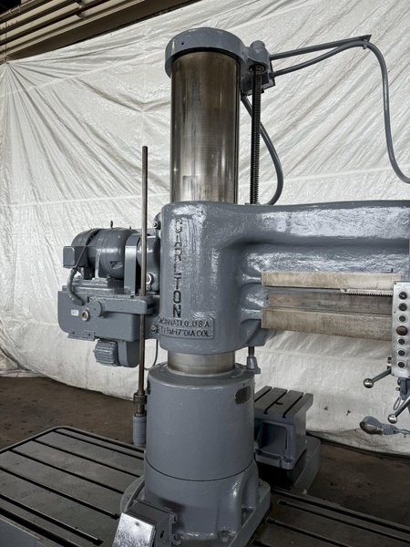 5&#039; X 17&quot; CARLTON 3A RADIAL ARM DRILL. STOCK # 0893424