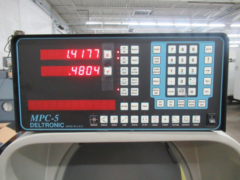 Deltronic DH14-MPC4 14" Optical Comparator with MPC-5 2-Axis Readout, Surface and Profile Illumination