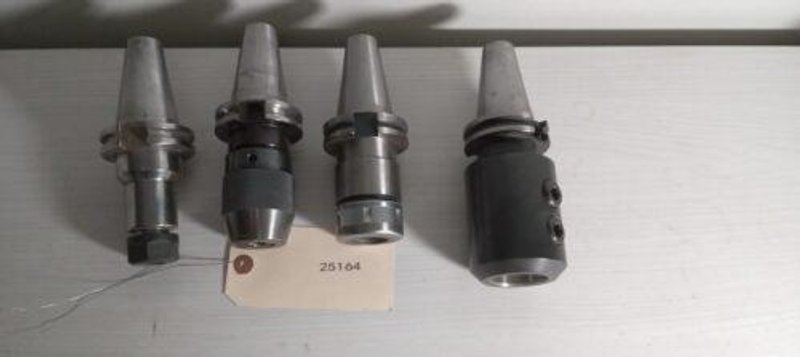 4x Cat40 Cat 40 Taper Tool Holders Jacobs ER Collet 1.25″  Weldon Flat ER20