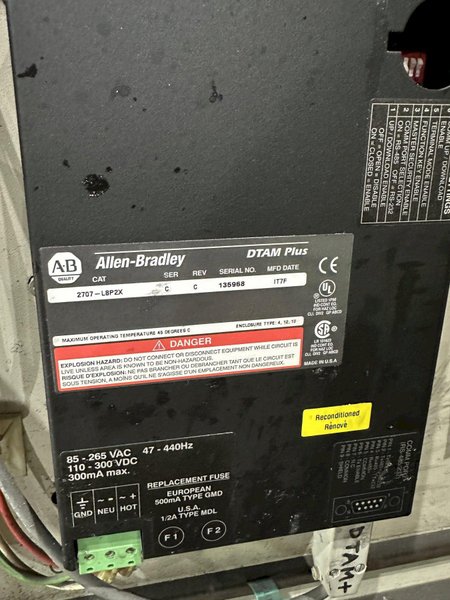 HERTWICH ENGINEERING MODEL #HE-300-30/A SWARF PUCK BRIQUETTER PRESS MACHINE: STOCK #23344