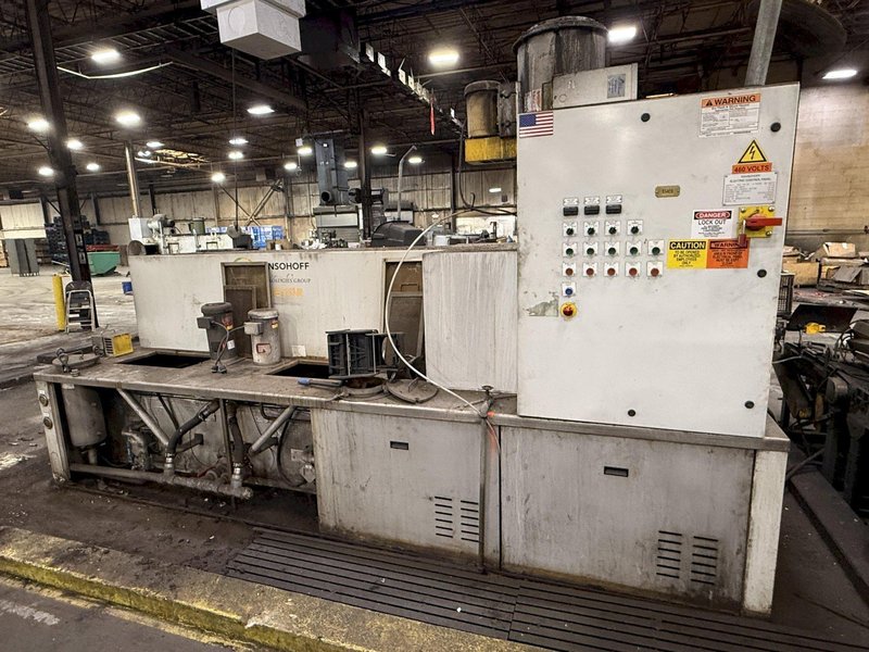 18" RANSOHOFF LEANVEYOR 3-STAGE STEEL MESH CONVEYOR PASS THROUGH PARTS WASHER, NEW 2017: YOBRO #24292