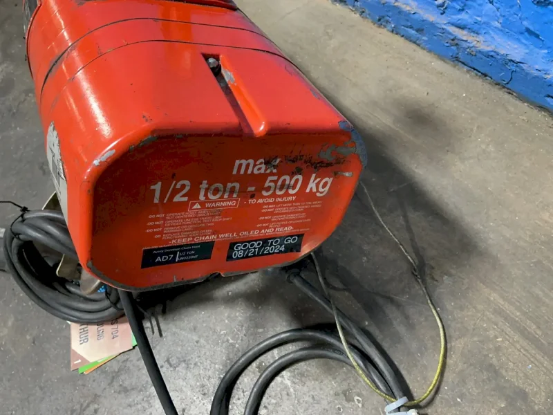 CM 1/2 TON ELECTRIC CHAIN HOIST   -  WF