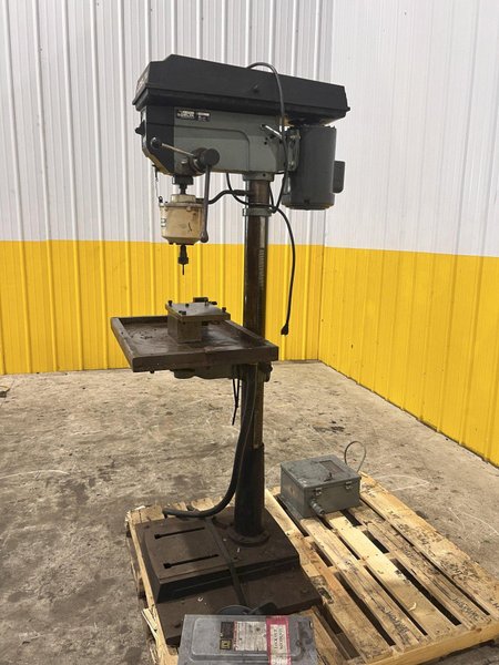16&quot; DELTA MODEL #17-900 SINGLE SPINDLE DRILL WITH TAPPING HEAD: STOCK #23263