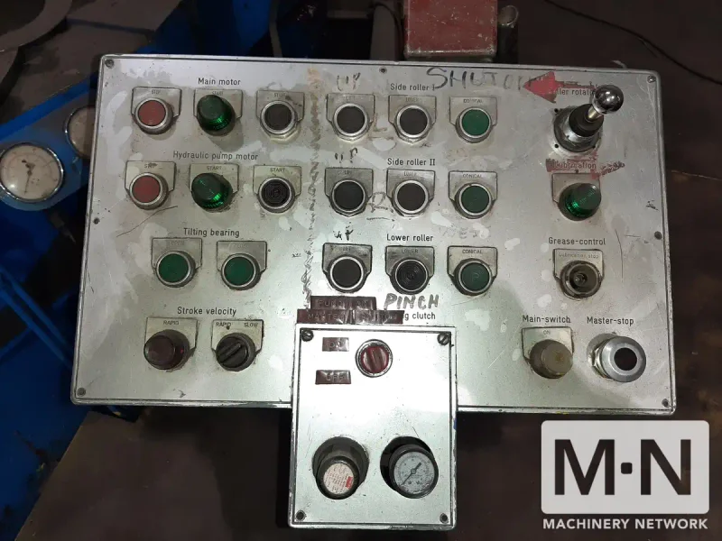 5' X 2" HAUSLER 3 ROLL HYDRAULIC PLATE ROLL