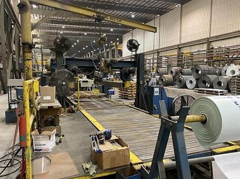 50,000 LBS. X 60" X 3/16" PRO ECO CUT-TO-LENGTH LINE WITH CASSETTE LEVELER. STOCK # 0133225