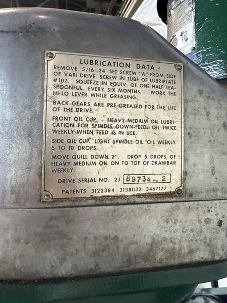 2 HP BRIDGEPORT SERIES 1 VERTICAL MILL. STOCK # 0775125