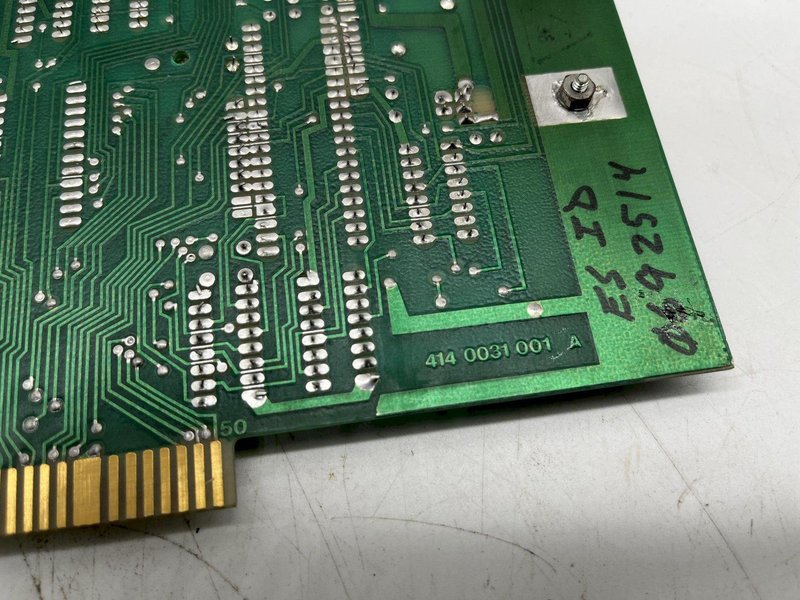414-0031-001 A HURCO CONTROL BOARD STOCK #16008