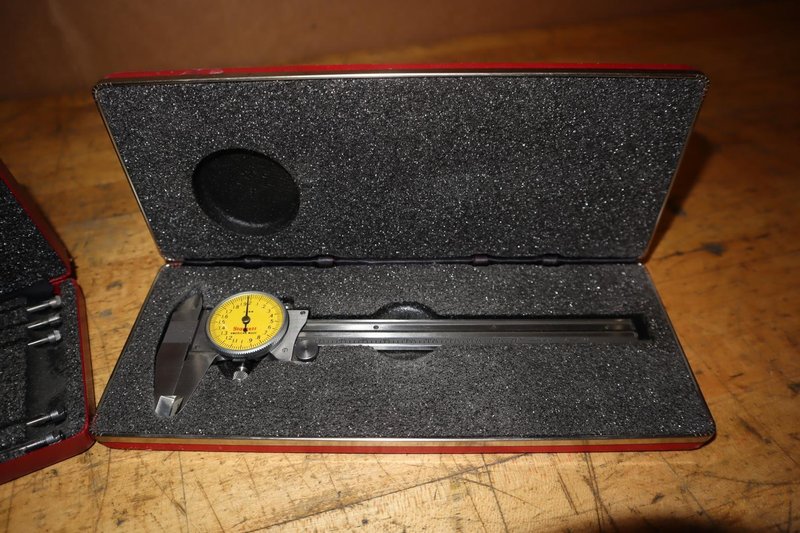 Starrett 150MM Dial Caliper &amp; 0-6" Depth Micrometer- Auction Item