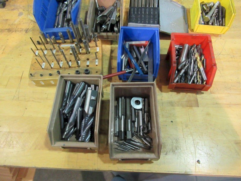 End Mills, Reamers and Taps, Assorted- Auction Item