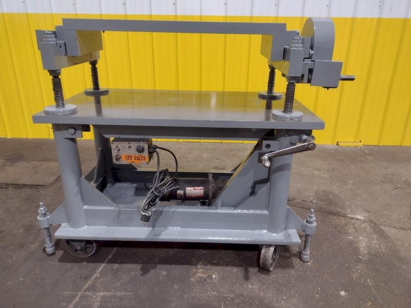 2500 LBS X 42" MACHINE TOOL CORP (MTC) MODEL #E3548 DIE HANDLER / FLIPPER MACHINE: STOCK #19569