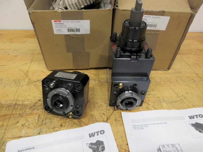WTO QuickFlex Live Tool Holders for Eurotech Biglia T3, (1ea) Radial and Axial ER25 Collet Type, ***NEW IN BOXES**- Auction Item