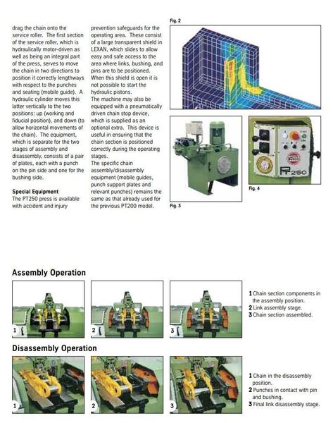 2001 BERCO PT250 TRACK PRESS WITH WTC ELECTRIC IMPACT WRENCH &amp; CONVEYOR: YOBRO #24374