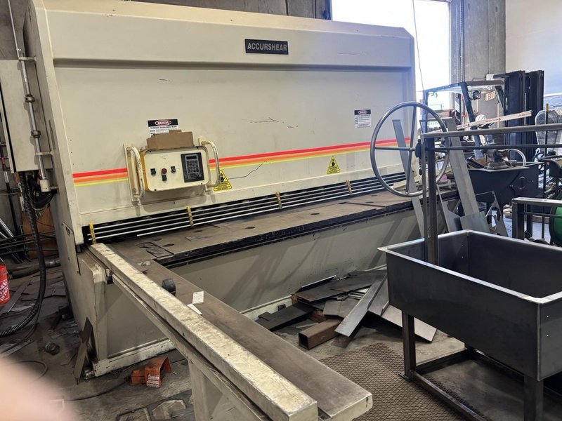 1/2″ x 10′ Accurshear 850010, 1998 – Backgauge