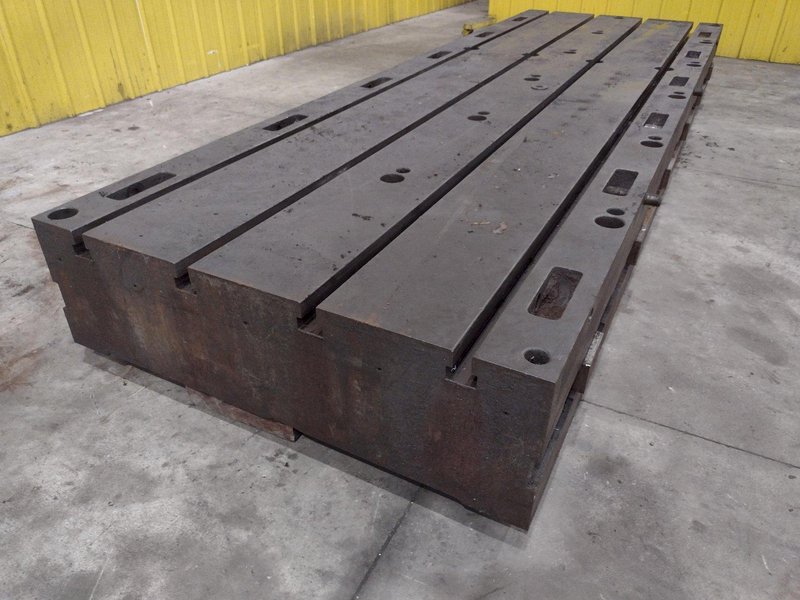 12&#039; X 4&#039; X 14&quot; T-SLOTTED FLOOR PLATE: STOCK  #23499