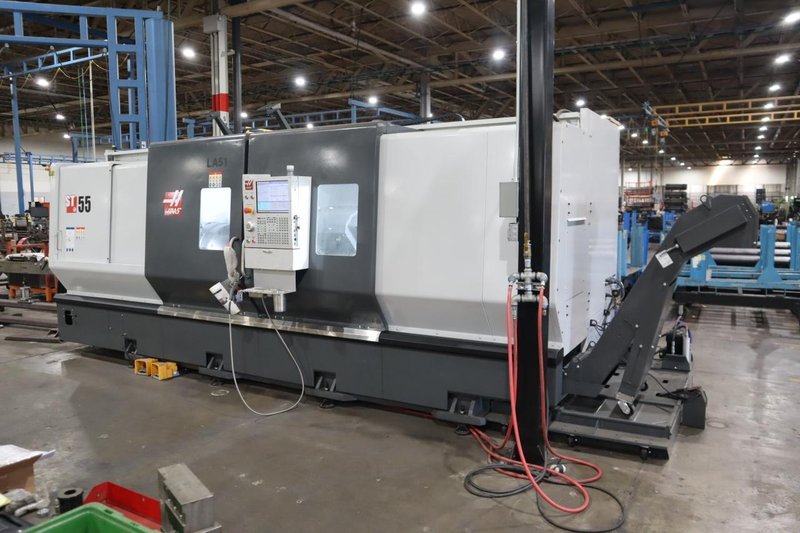 Haas ST-55 CNC Lathe Turning Center, 12.5" Hole, 12 Station Turret, Tailstock, (2) 26" Chucks, 1,000 PSI Coolant - NEW 2023