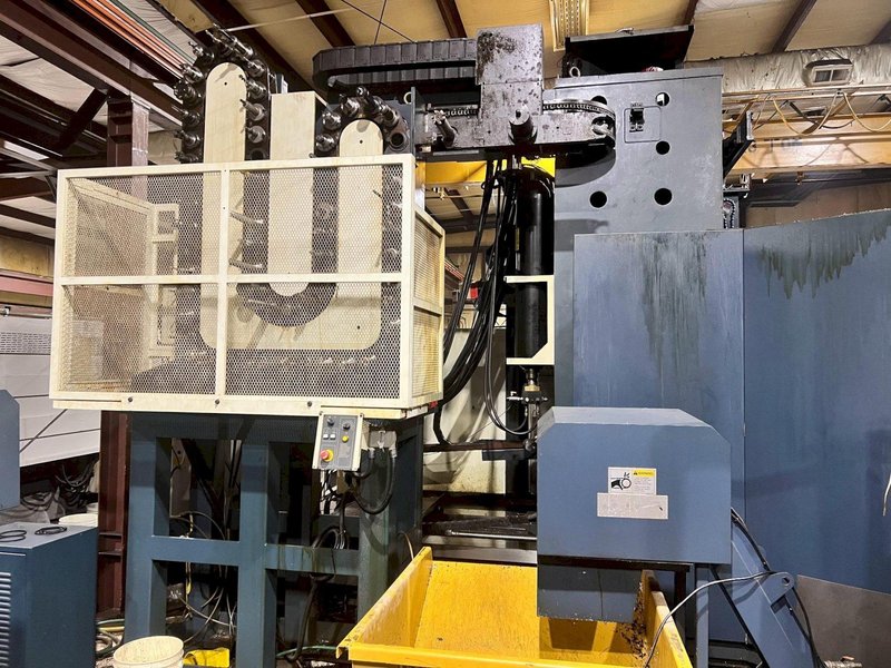 4.1&quot; Johnford CNC Table Type Horizontal Boring Mill, Model BMC-110, 78&quot; X, 70&quot; Y, 63&quot; Z, 21&quot; W, 60 ATC, Fanuc, 2009