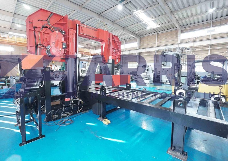 Used, Amada Model H-1080 Horizontal Bandsaw, 39" x 51" capacity