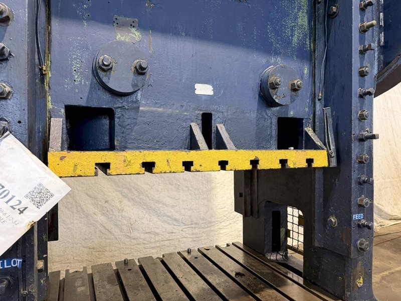 160 TON MINSTER 50-6 1/2-54 STRAIGHT SIDE DOUBLE CRANK PRESS. STOCK # 0470124