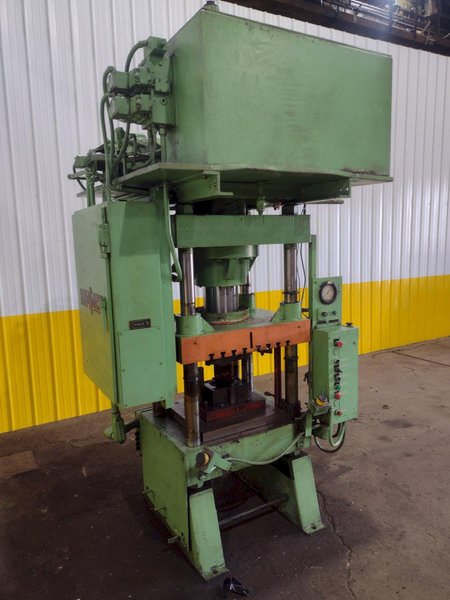 125 TON RODGERS MODEL MD125-2629A-WE 4-POST HYDRAULIC PRESS 18" STROKE: STOCK #11411