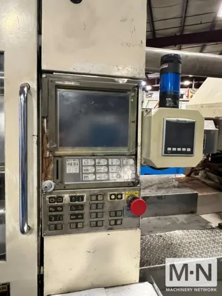 240 TON 10.7 OZ TOSHIBA MODEL EC240V21-6 INJECTION MOLDING MACHINE MFG 2002