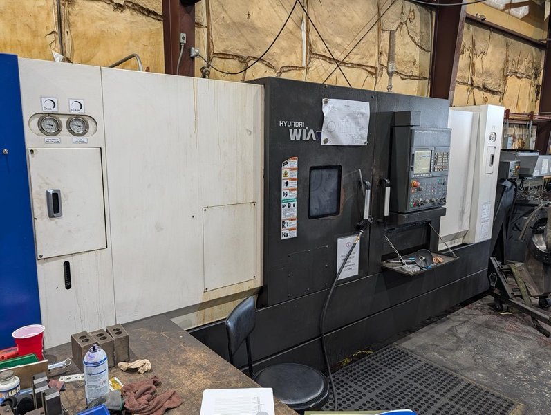 Hyundai Wia L300LMC CNC Lathe, 2018 – Live Tooling, Box Ways, Tailstock, C-Axis, Chip Conveyor