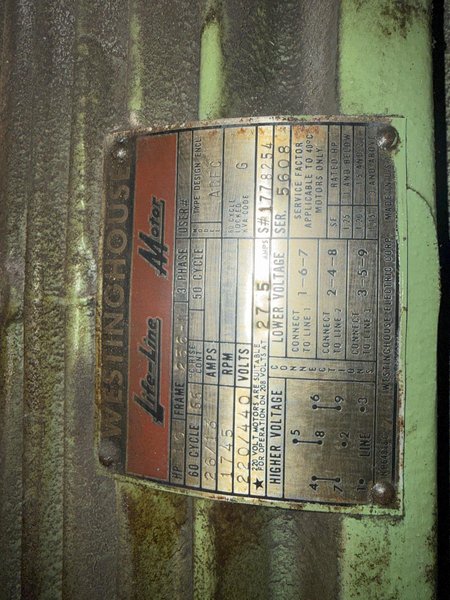 HANNIFIN F-250-22-PB-3+4 C-FRAME HYDRAULIC PRESS: YOBRO #24741