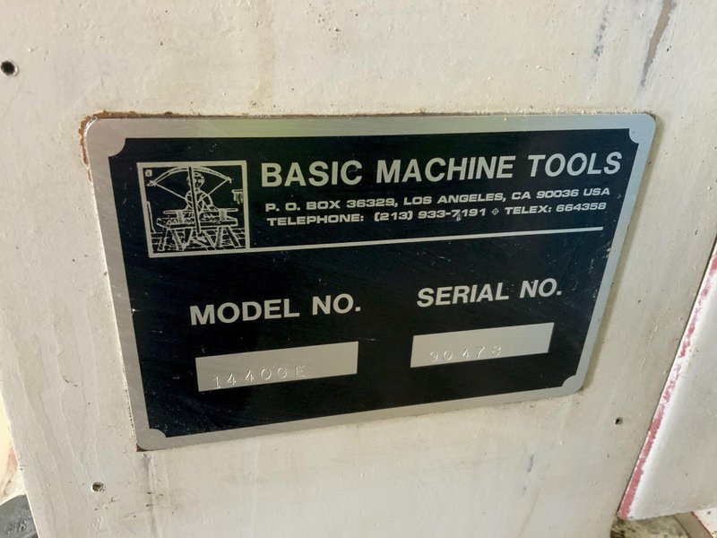 14" X 40" WOLF BASIC GAP BED ENGINE 1440GE ENGINE LATHE: STOCK #81056
