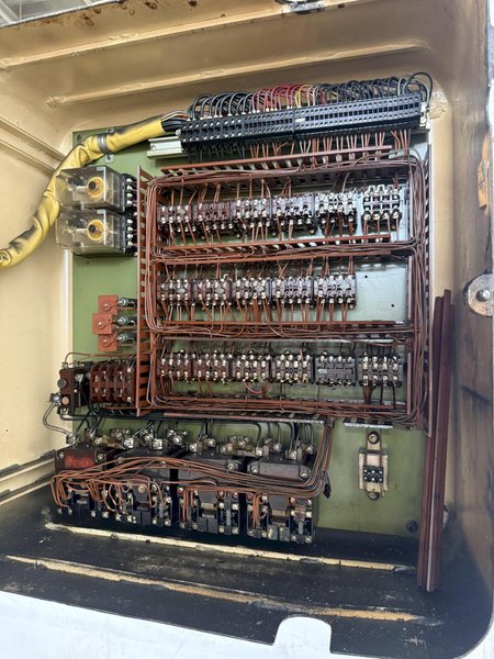 5' X 15" WEBO RADIAL ARM DRILL. STOCK # 0222126