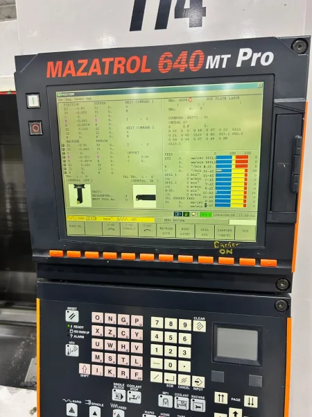 MAZAK MODEL # INTEGREX 100-IIIST CNC LATHE: YOBRO #25424