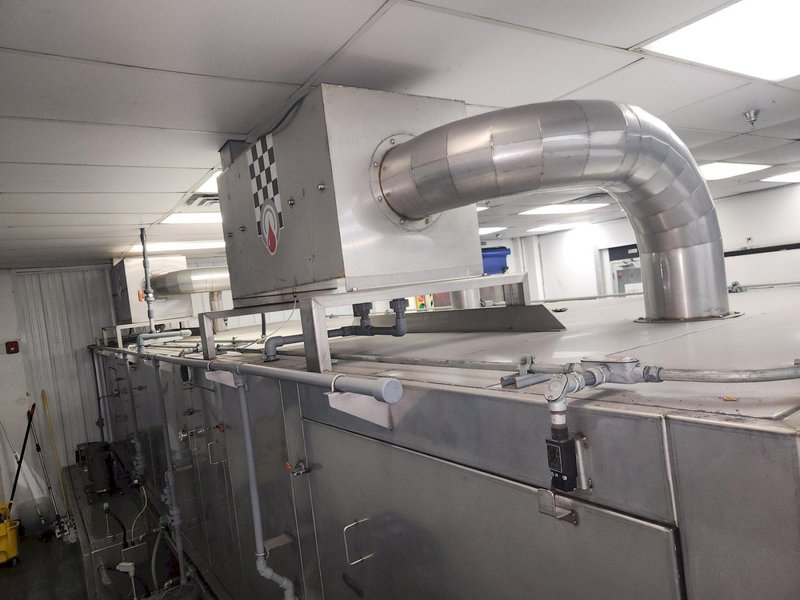 Accutherm 2-Stage Immersion Heated Wash and Rinse System, 2013 – 705 Gallon Capacity, Stainless Steel, Blow-Off Drying