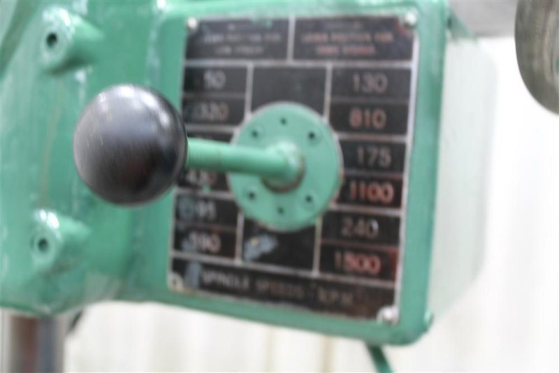 4&#039; X 9&#039; AMERICAN HOLE WIZARD RADIAL ARM DRILL: STOCK #62917