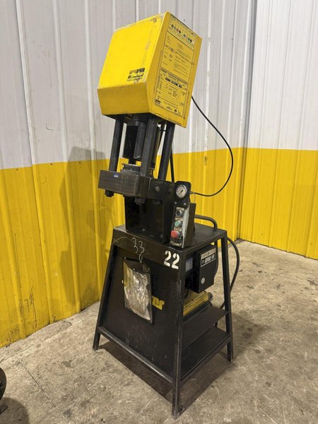 1.25" PARKER SUPER-KRIMP HYDRAULIC HOSE CRIMPER &amp; CRIMP DIES, WITH ENERPAC HYDRAULIC UNIT: YOBRO #25556