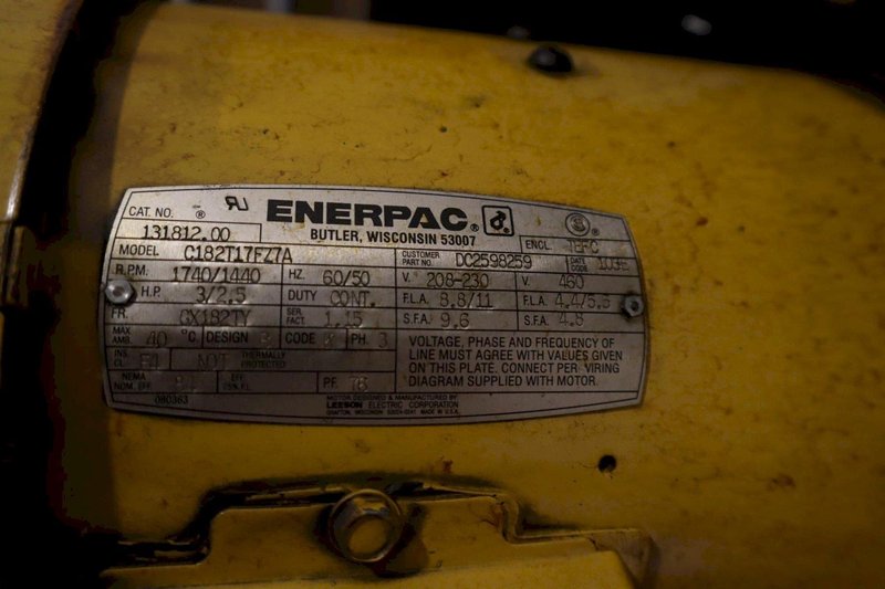 Enerpac GPER5420GFH Electric Hydraulic Pump Unit, 10,000 PSI with 5 Gallon Oil Tank- Auction Item