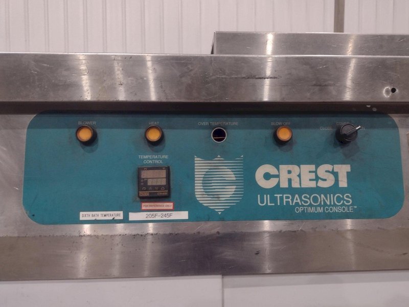 6 BAY CREST ULTRASONIC OPTIMUM CONSOLE PRECISION WASHING SYSTEM: YOBRO #24406