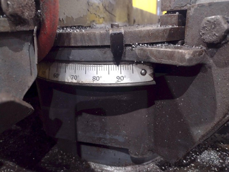 16" X 18" HYD-MECH MODEL S-23 SERIES II SWIVEL MITRE HORIZONTAL BAND SAW: STOCK #23532