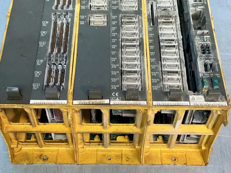 FANUC PLC CHASSIS W/MODULES  -  A16B-2200-0955