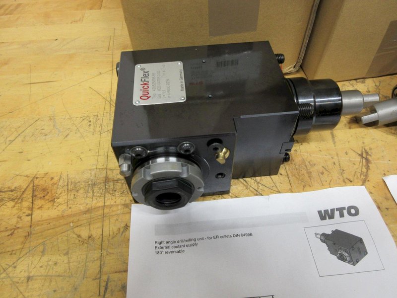 WTO QuickFlex Live Tool Holders for Eurotech Biglia T3, (1ea) Radial and Axial ER25 Collet Type, ***NEW IN BOXES**- Auction Item