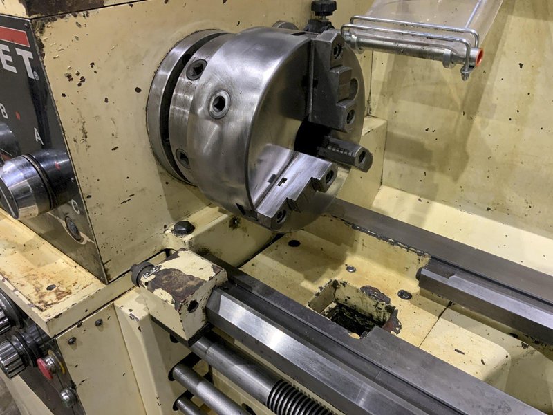 14" X 60" JET MODEL #GH-1460ZX GAP BED ENGINE LATHE: STOCK #80747