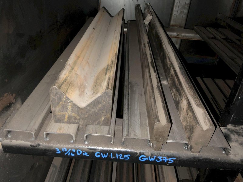 WILA PRECISION GROUND HARDENED BRAKE DIES WITH CABINET: STOCK #80762