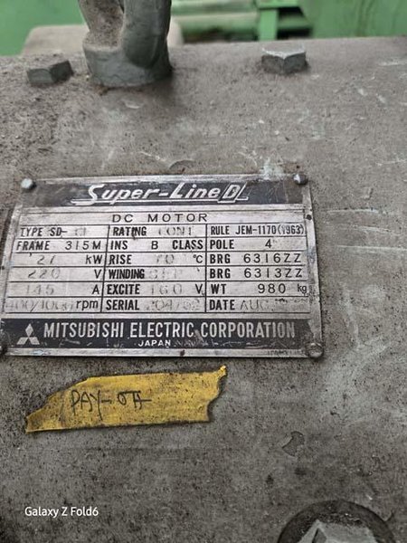 450mm SUNDWIG 20 HIGH COLD ROLLING MILL (14419)