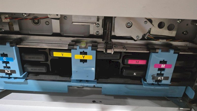 FORMAX COLORMAX8 DIGITAL COLOR PRINTER WITH CONVEYOR/EXTRA INK CARTRIDGES USED