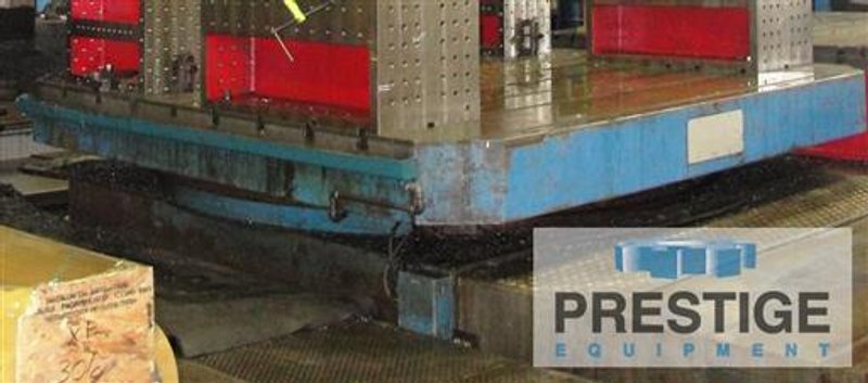 Noble &amp; Lund 137" x 137" CNC B-Axis In-feeding Rotary Table