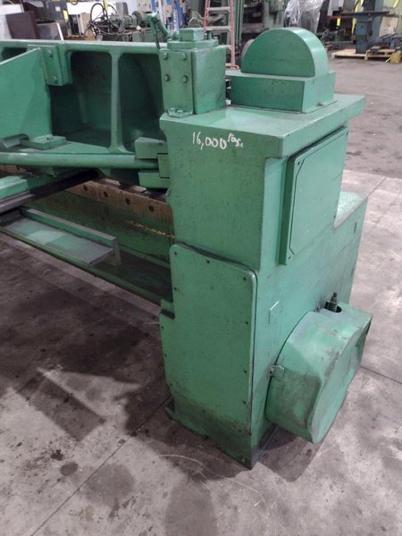 8&#039; X 1/4&quot; WYSONG MODEL #825 MECHANICAL POWER SQUARING SHEAR: STOCK #23635