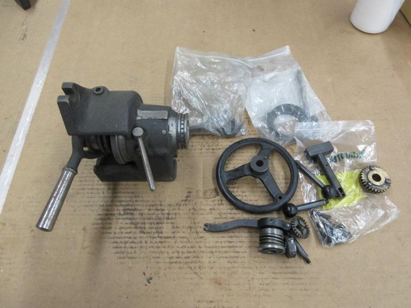 Bridgeport HV-4N 5C Indexer, Vertical or Horizontal Mount with Spare Parts- Auction Item