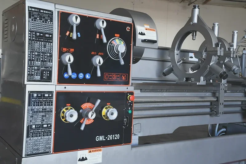 NEW 26" X 120"  GMC MODEL GML-26160 HEAVY DUTY PRECISION GAP BED LATHE