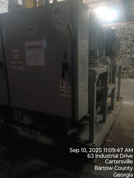 2022 Sierra REB-2 150 Two-Ram Baler — 150 HP, 254-Ton Force, 45″ x 31″ x 62″ Bale – High-Volume Recycling Baler